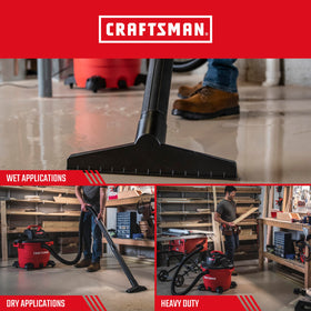 Craftsman CMXEVBE17595 car and wet nozzles for versatile cleaning