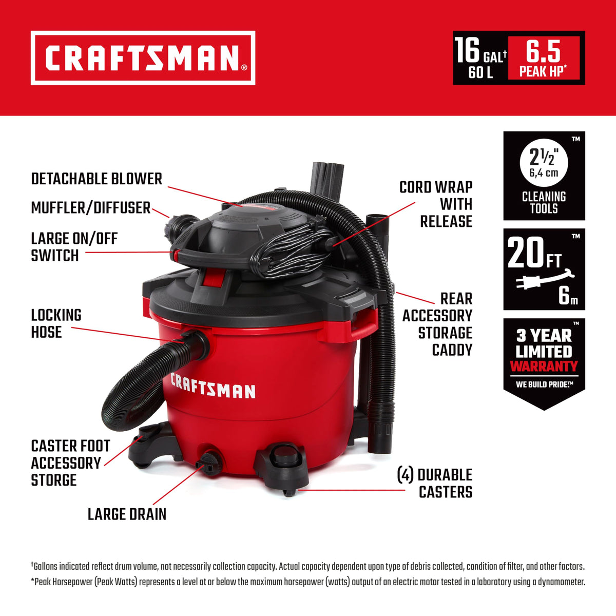 CRAFTSMAN CMXEVBE17607 detachable blower for outdoor debris cleanup.