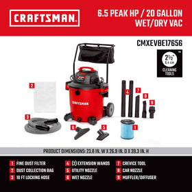 Craftsman CMXEVBE17656-pos-i-lock-hose offers four times more durability and secure attachment.