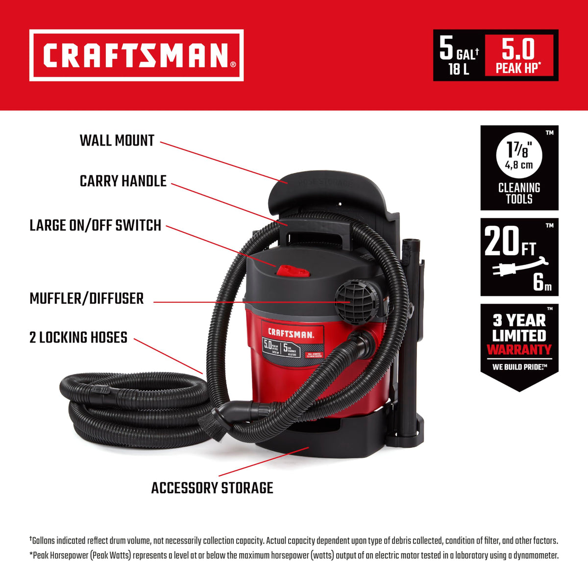 CRAFTSMAN CMXEVBE17925 21-foot hose extended reach for car detailing