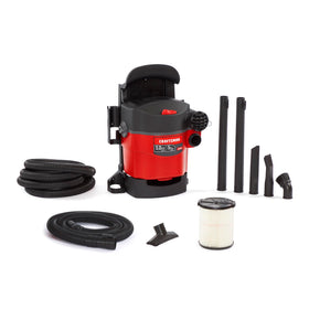 CRAFTSMAN CMXEVBE17925 wall-mounted vacuum for space-saving garage cleaning