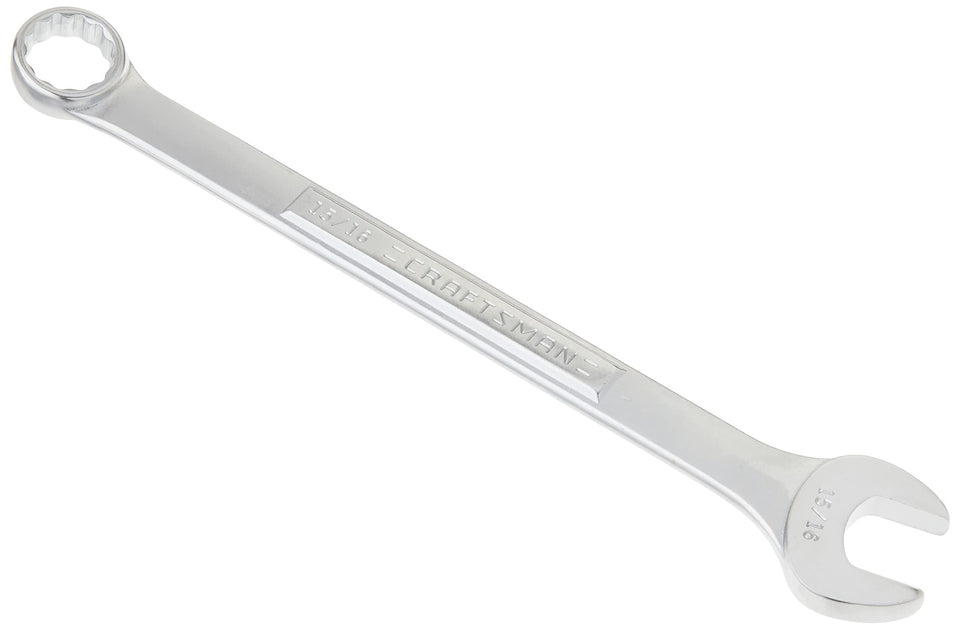 CRAFTSMAN 15-16 inch combination wrench with chrome finish for durability.