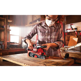 CRAFTSMAN corded belt sander designed for steady workshop performance.