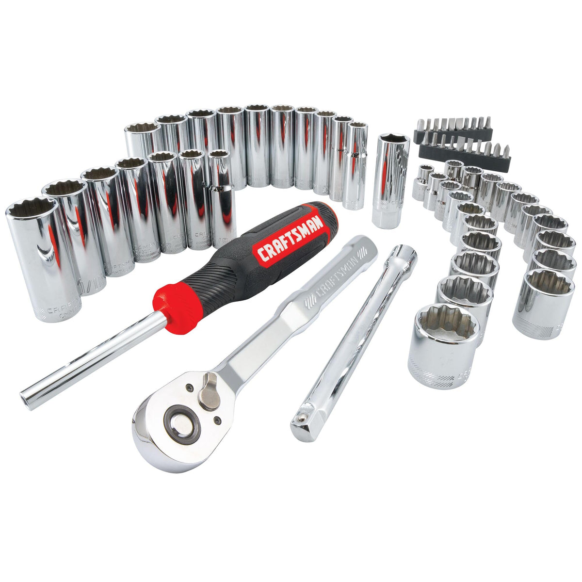 CRAFTSMAN durable blow molded case keeps tools organized.