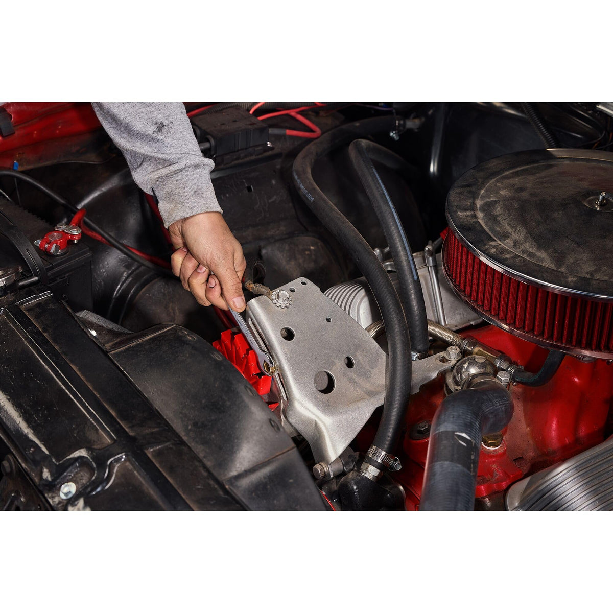 Craftsman wrenches with large markings speed tool selection.