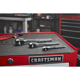 Craftsman ergonomic forged handle delivers comfortable use during long projects.