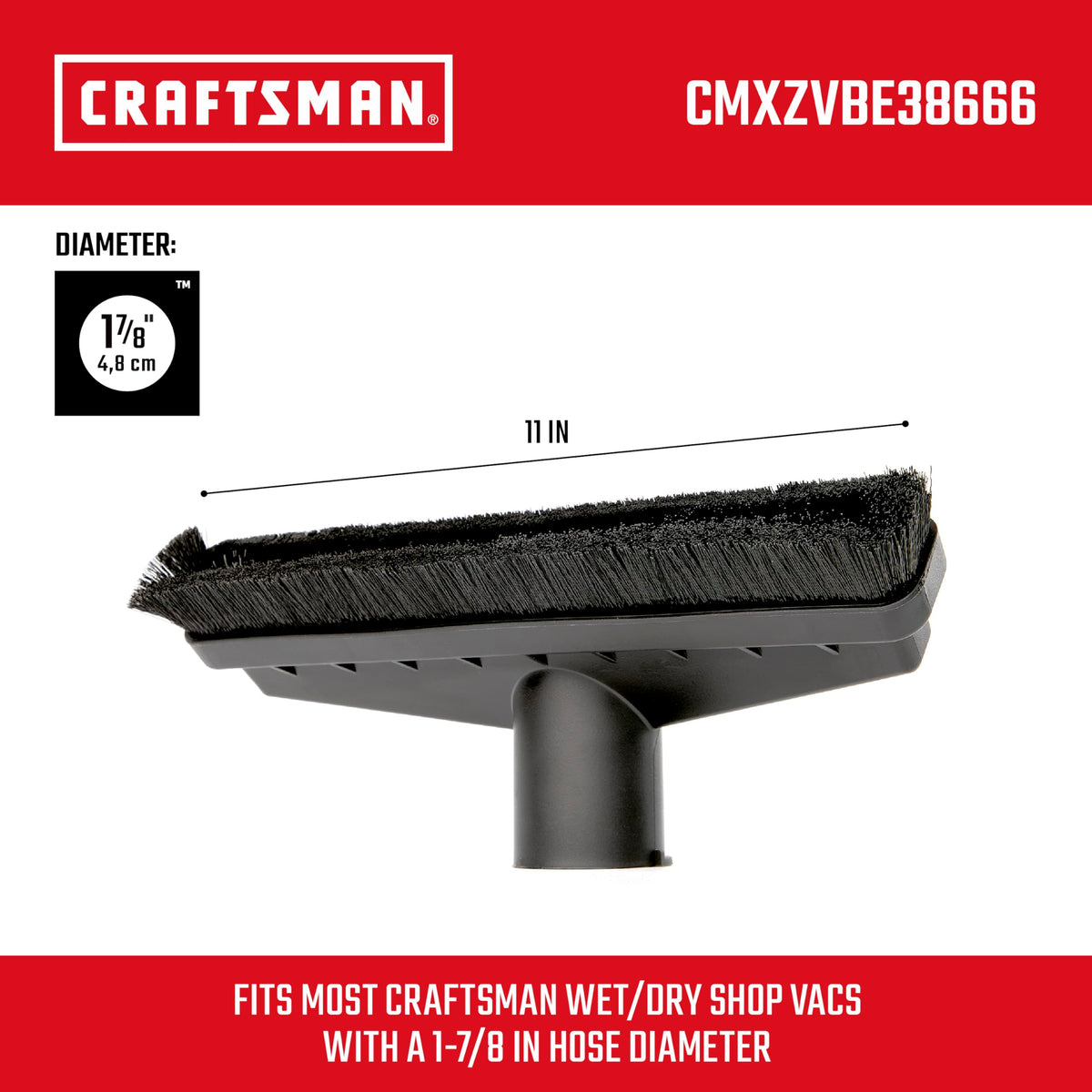 Craftsman floor brush attachment industrial-grade construction for heavy use