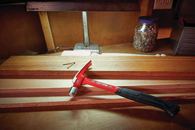 CRAFTSMAN hammer warranty badge; full lifetime coverage.