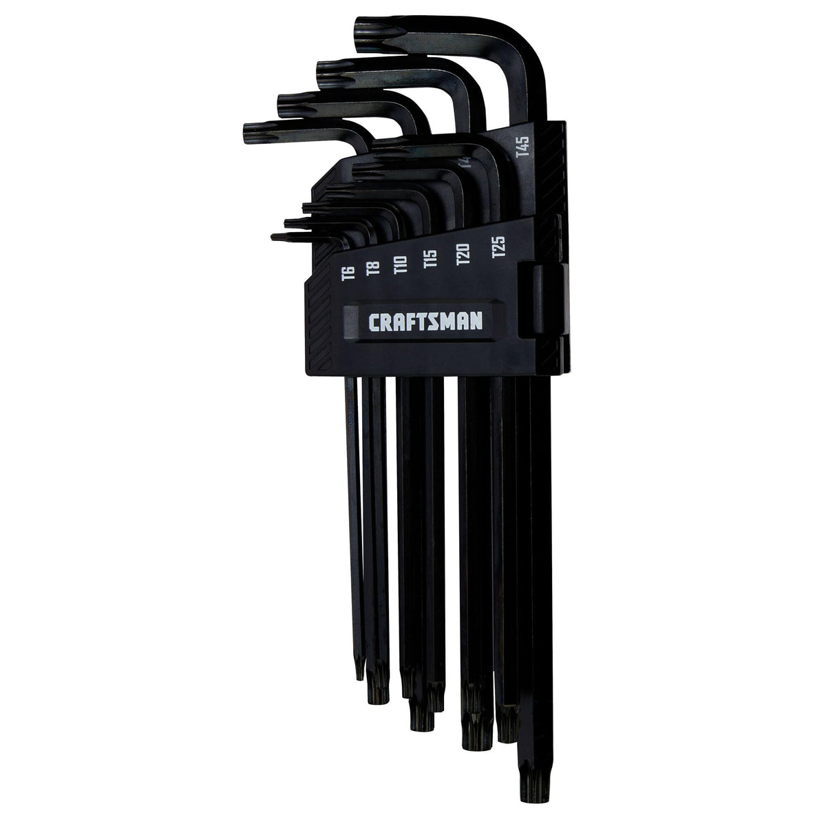 Craftsman hex keys with ball-end for angled access in tight spots.
