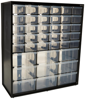 CRAFTSMAN large storage organizer with 39 drawers for quick parts access.