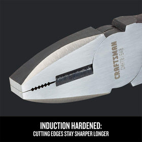 CRAFTSMAN Linesman Pliers in use for electrical work with steady grip