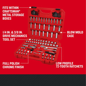CRAFTSMAN low-profile 72-tooth ratchet, ideal for tight spaces.