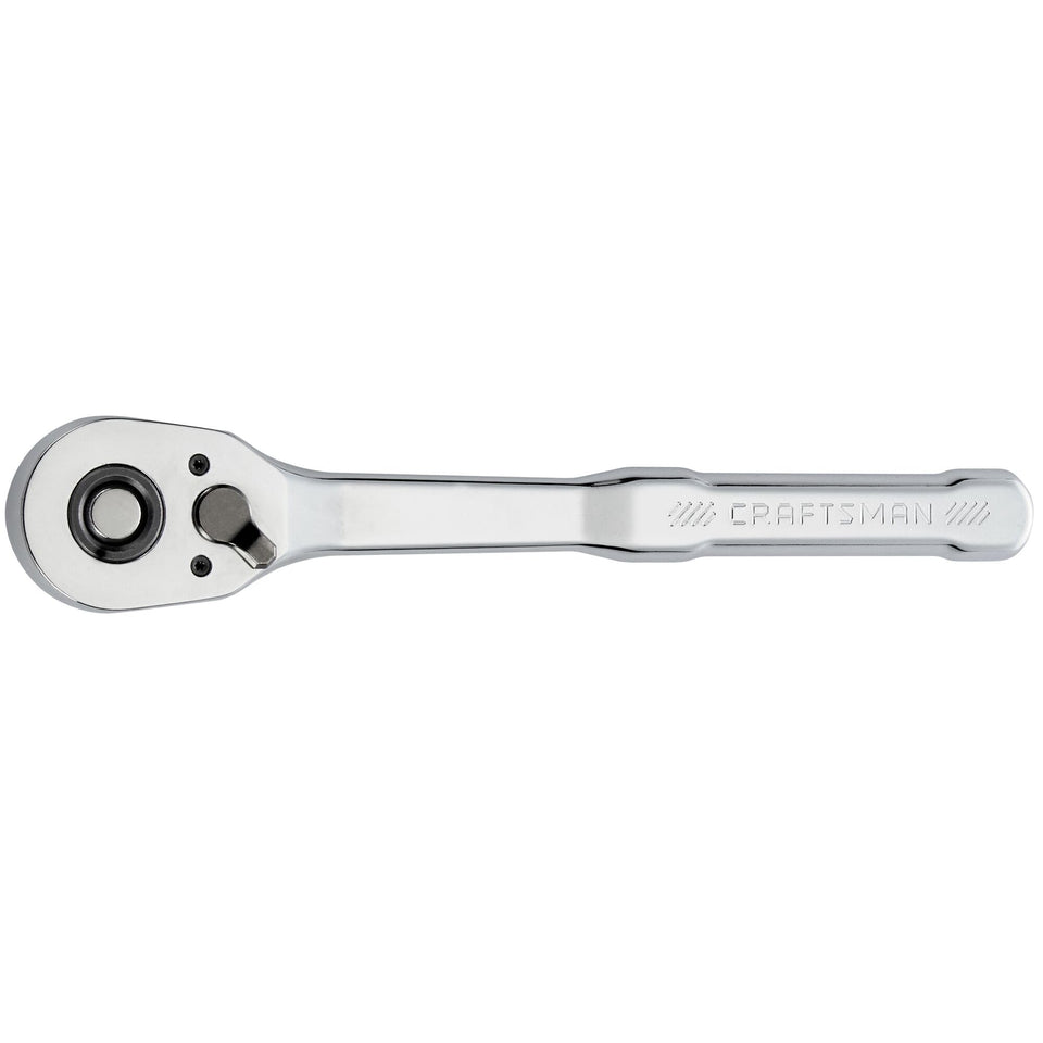 Craftsman low-profile ratchet 12-inch drive for tight spaces and versatile access.