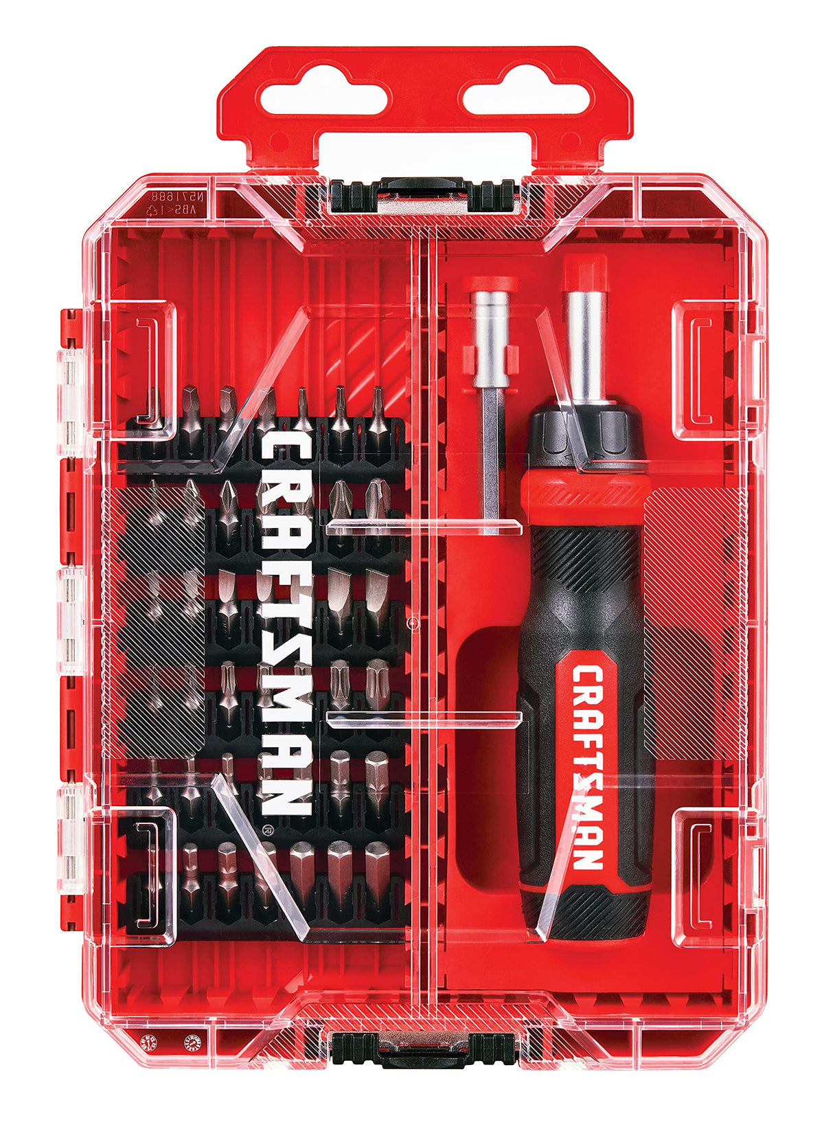 Craftsman magnetized bit holder for insert and power bits keeps bits on-hand