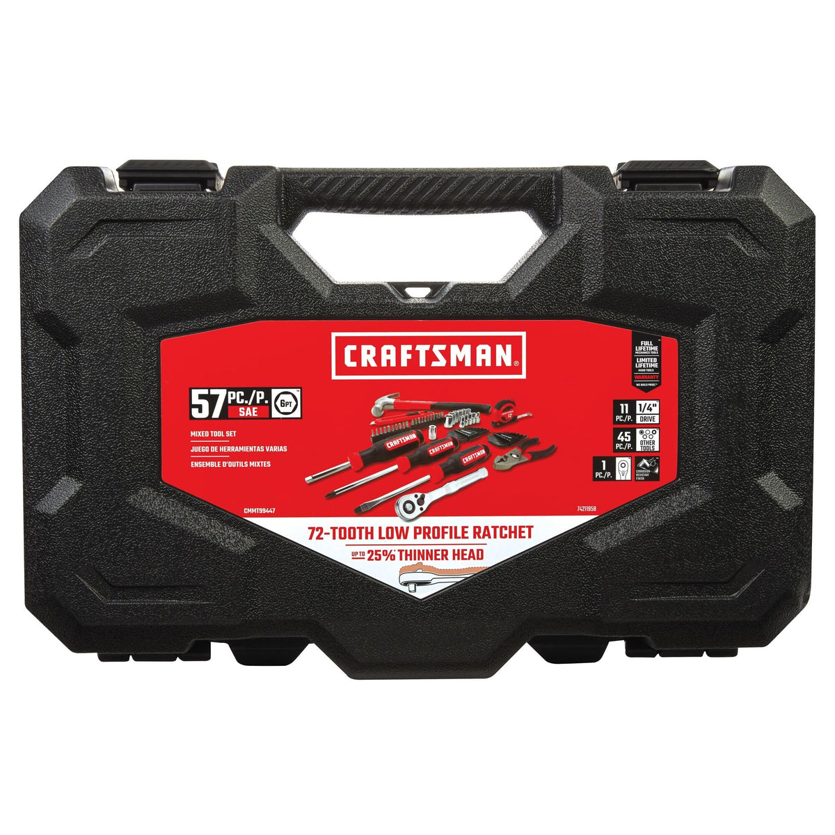 CRAFTSMAN measuring tape and utility knife for precise tasks.