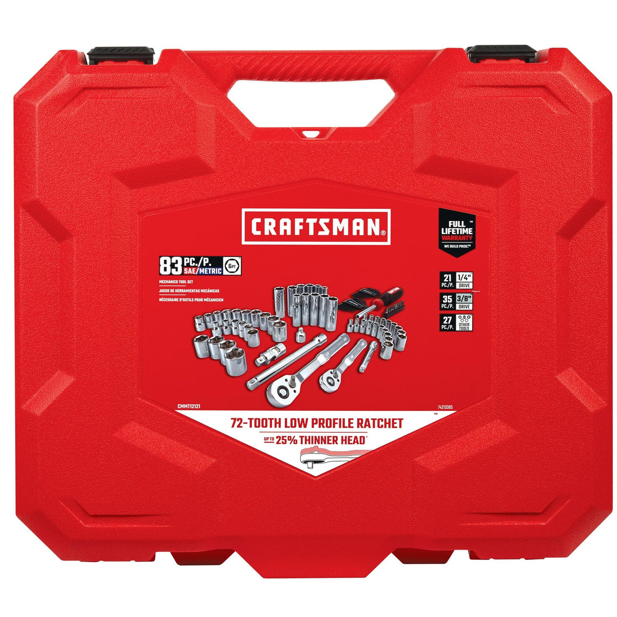 CRAFTSMAN chrome finish resists corrosion for long-lasting shine.