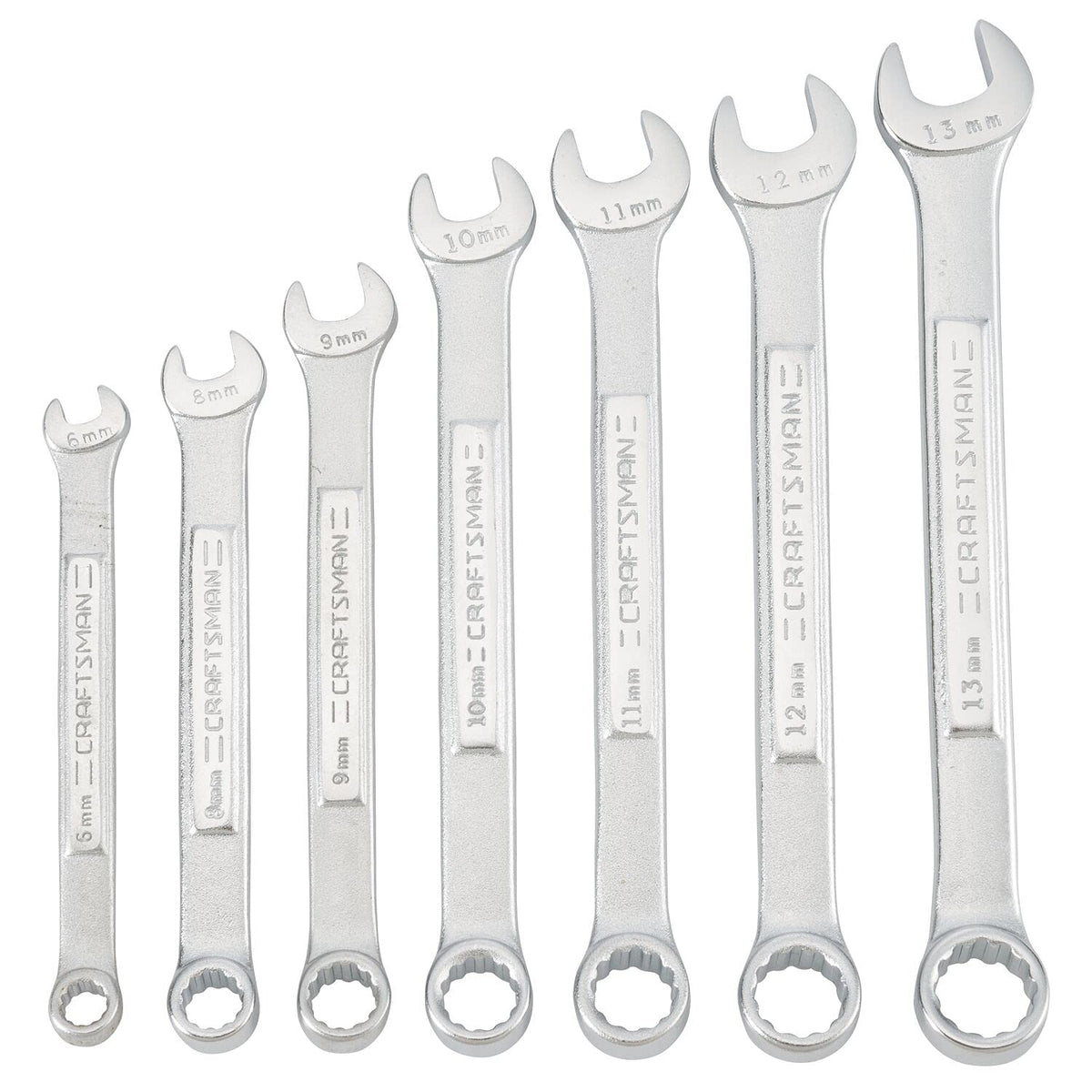 CRAFTSMAN MM wrench set in pouch with 6mm detail for precise fittings