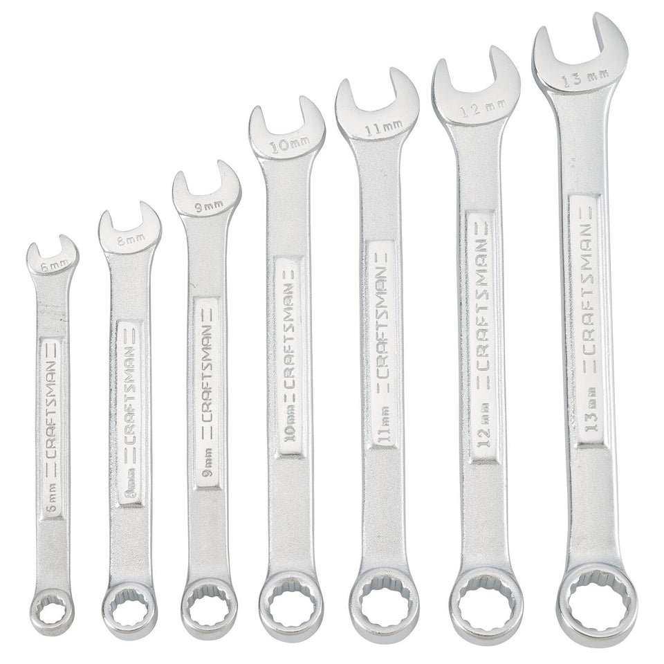 CRAFTSMAN MM wrench set in pouch with 6mm detail for precise fittings