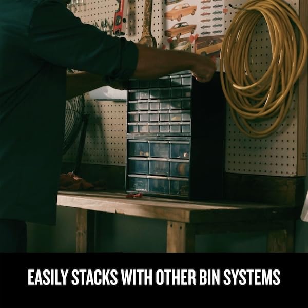 CRAFTSMAN modular storage system expands to fit workshop needs.