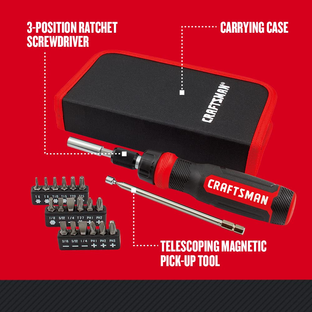 CRAFTSMAN multibit-set highlights quick-rotation-control for speed and precision