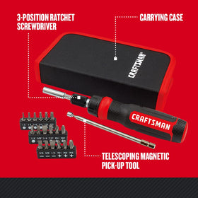 CRAFTSMAN multibit-set highlights quick-rotation-control for speed and precision
