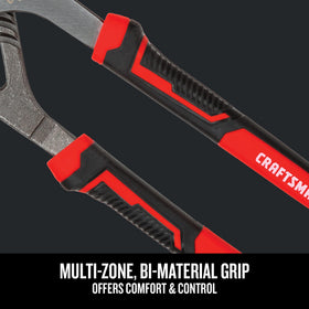 Craftsman Pliers bi-material grips close-up highlighting comfort and control
