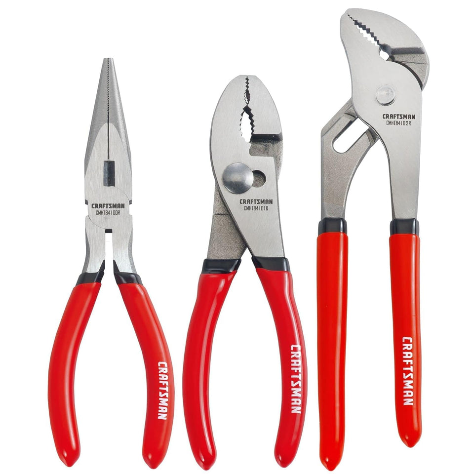 CRAFTSMAN Pliers Set Long Nose in action, delivering precise grip in tight spaces.
