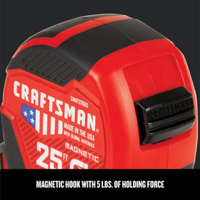 CRAFTSMAN PROREACH rugged tape measure on a construction site