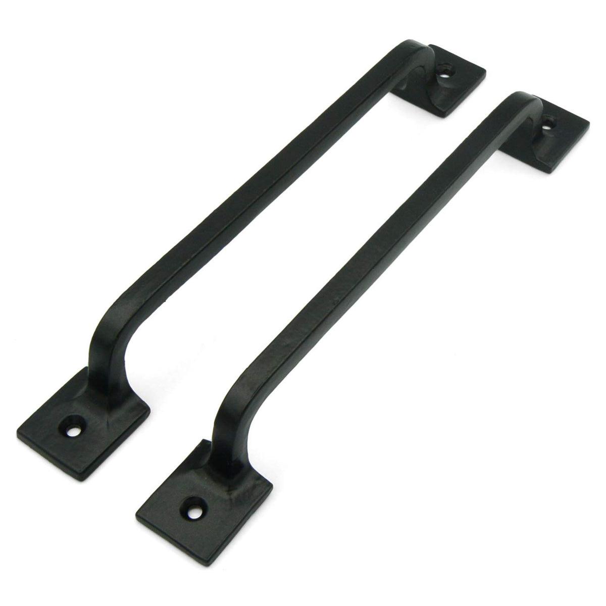 Craftsman Road black cast iron pull handle 9in for cabinets and doors with rugged durability
