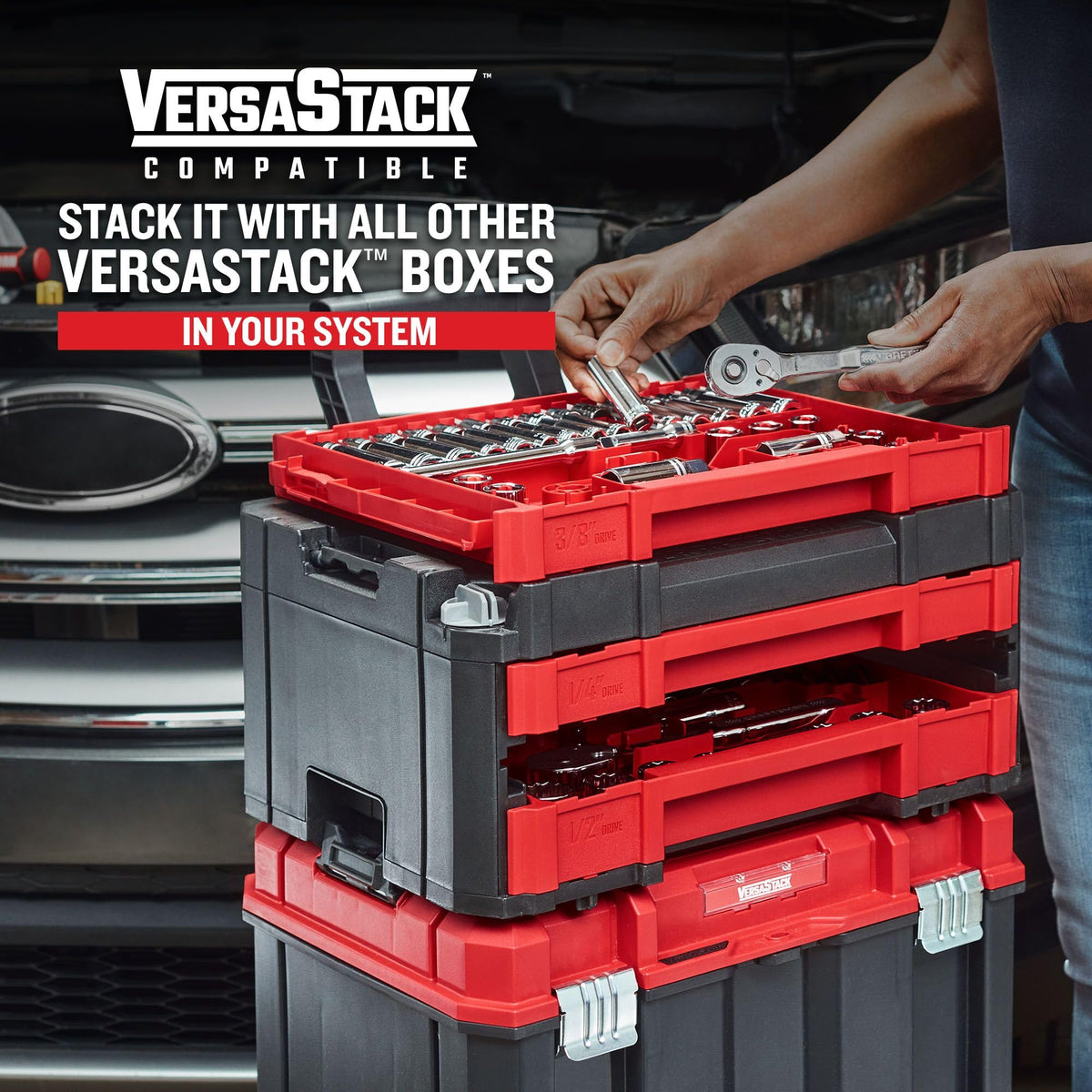 Craftsman SAE and metric wrench set for diverse repairs