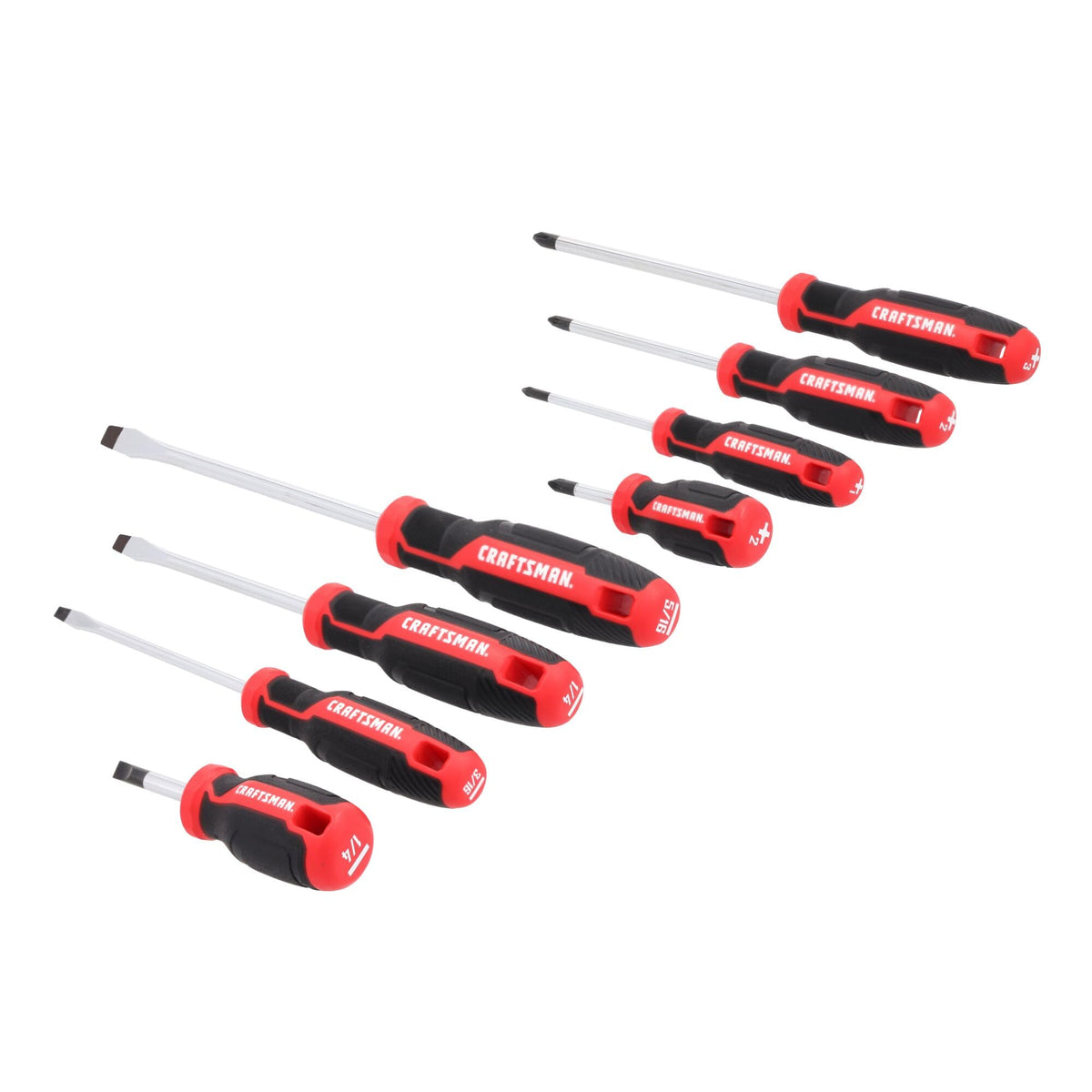 Craftsman screwdriver close-up highlighting magnetic tips for secure fastener handling.