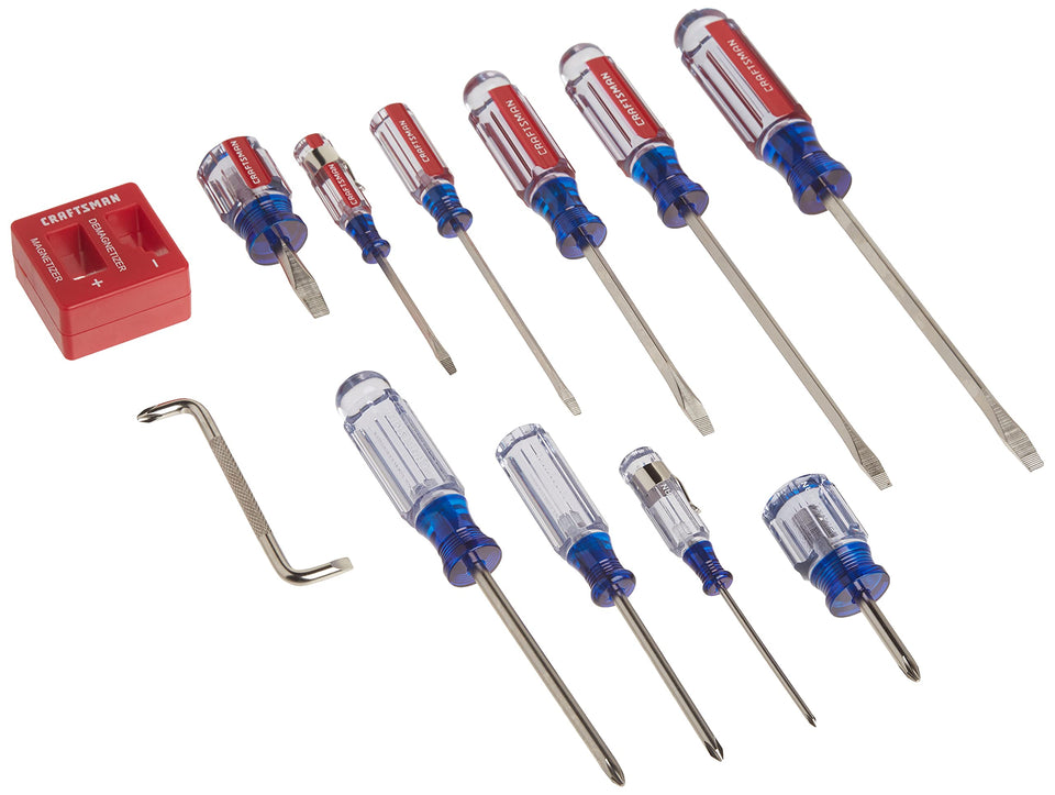 CRAFTSMAN Screwdriver Set blade closeup highlights precision blades for durability.