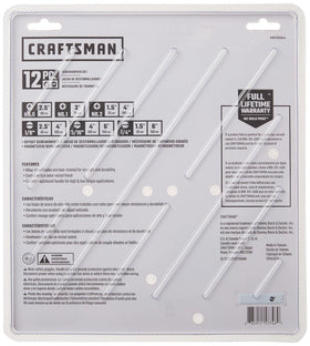 CRAFTSMAN Screwdriver Set satin-nickel finish resists corrosion over time.