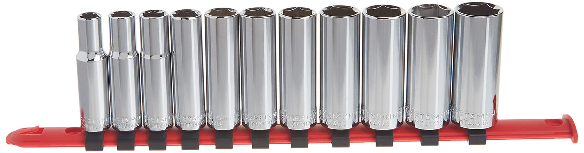 Craftsman 3/8 drive deep metric sockets for versatile automotive repairs