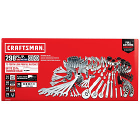 Craftsman sockets 6-point and 12-point assortment for versatile fastener work.