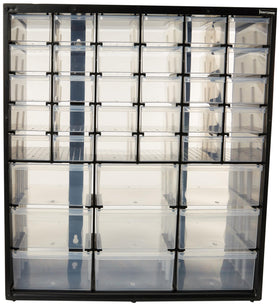 CRAFTSMAN modular stackable storage system for a growing workshop.