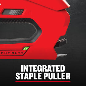 CRAFTSMAN composite construction offers durability with a lighter feel for repeated stapling.