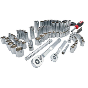 CRAFTSMAN three-eighths-inch drive sockets, 6-point for automotive tasks.