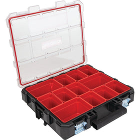 CRAFTSMAN CMST14520 tool box organizer anti-rust metal latches ensure durability on job sites.