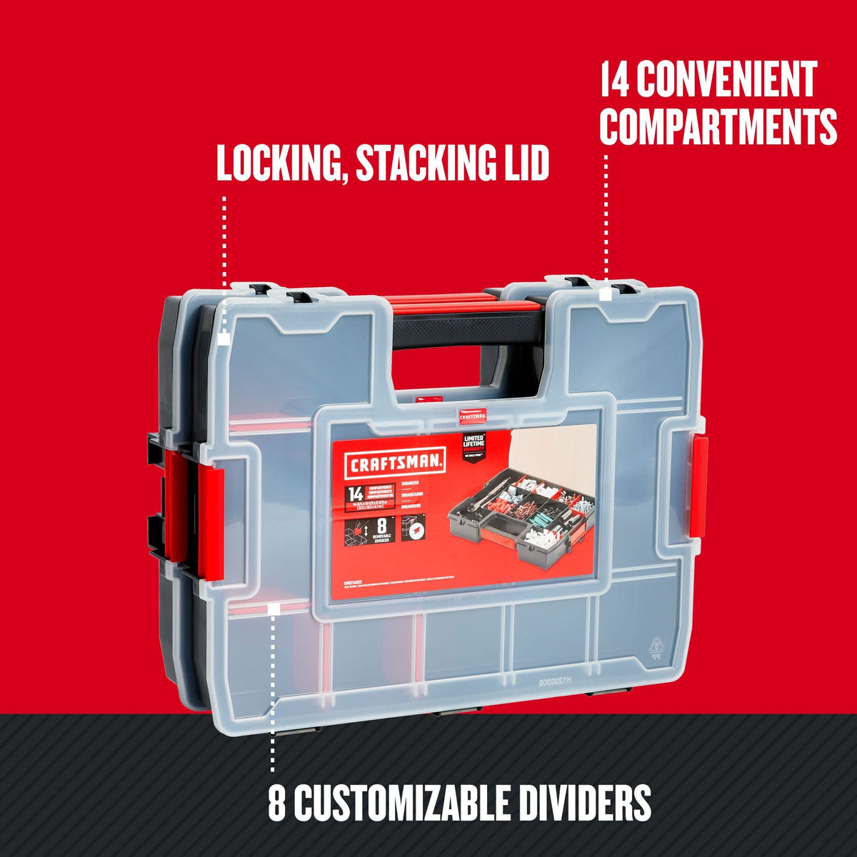 CRAFTSMAN dimensions 14.6 x 11.4 x 5.2 inches for fit