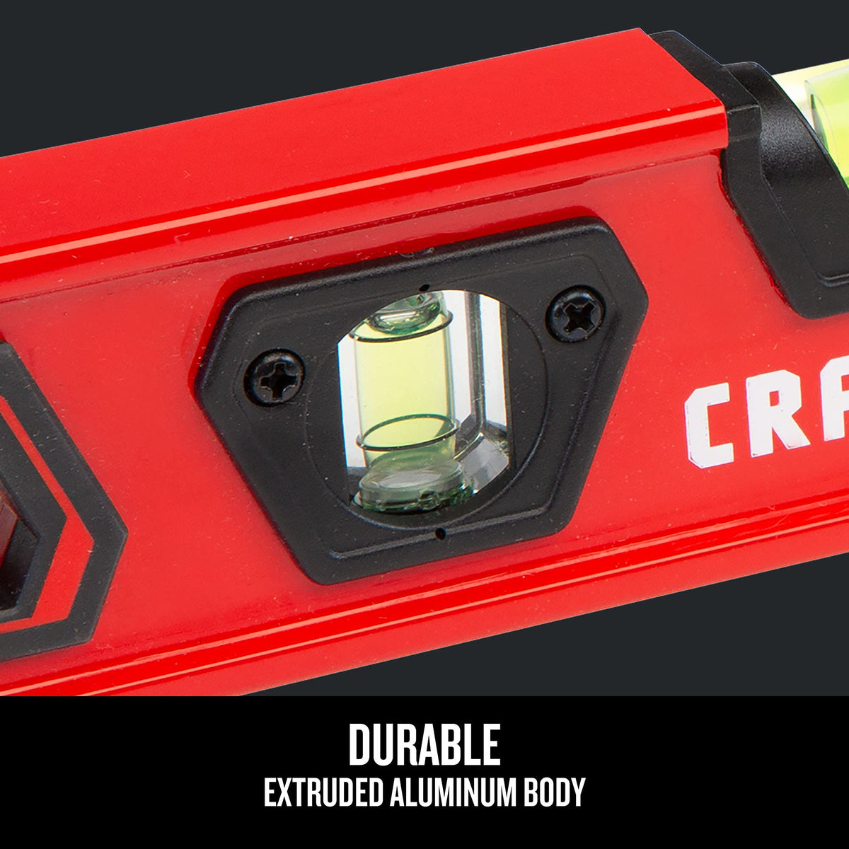 CRAFTSMAN three-vial torpedo level for quick, multi-axis measurement checks.