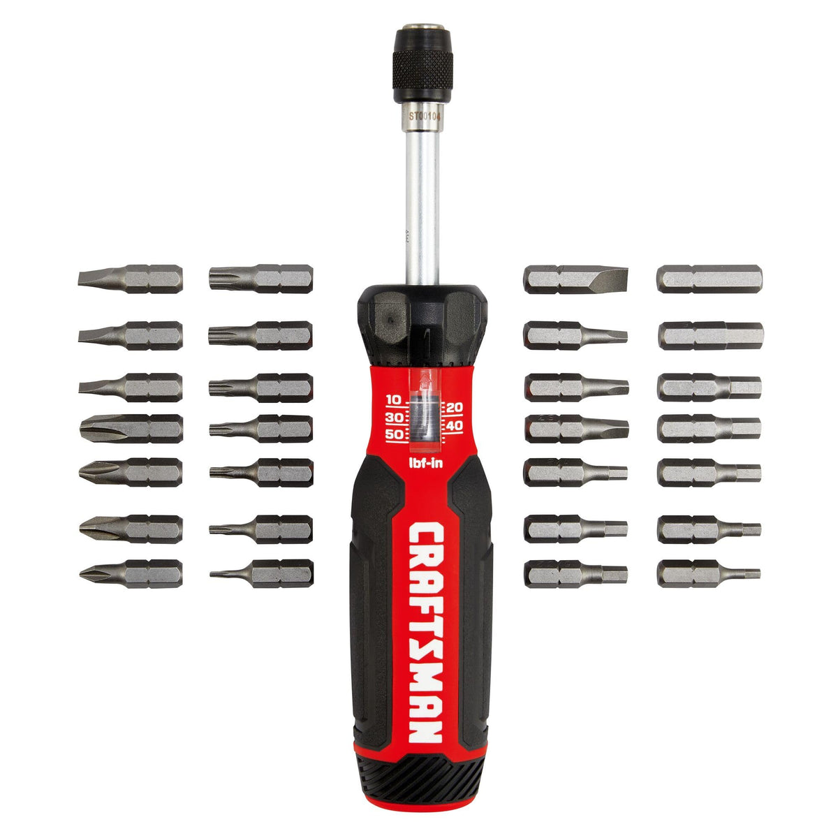 Verified torque dial and audible click help prevent over-tightening.