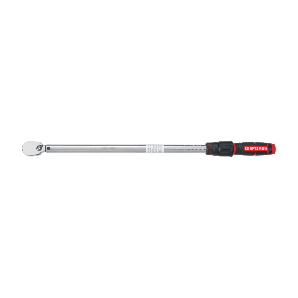 CRAFTSMAN torque wrench with protective case for easy transport