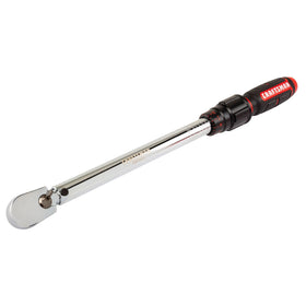 Craftsman torque wrench in its durable case ready for on-site work