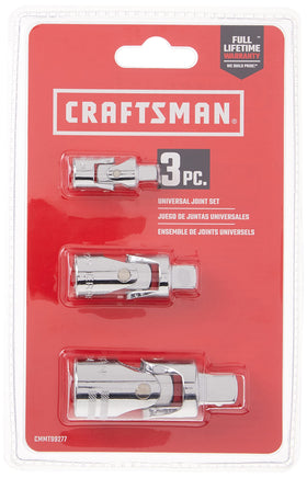 Craftsman 3-piece set meets ASME specs for reliable performance.