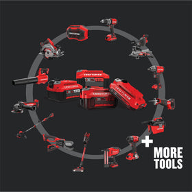 CRAFTSMAN V20 bare tool shown without battery or charger.