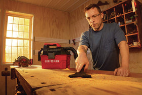 Craftsman V20 cordless vacuum supports quick mess management in busy spaces.