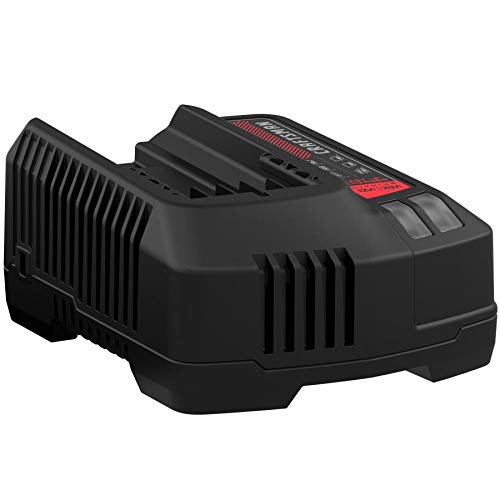 Craftsman V20 charger with battery in slot for easy charging.