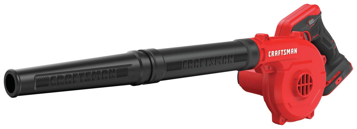 CRAFTSMAN V20 blower at 125 mph for quick outdoor debris clearing