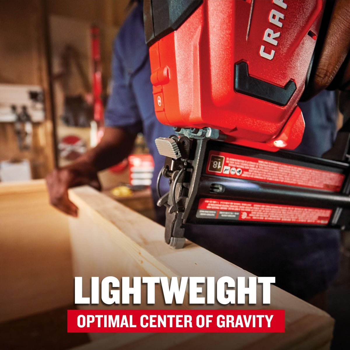 Craftsman V20 brad nailer with belt hook for convenient access